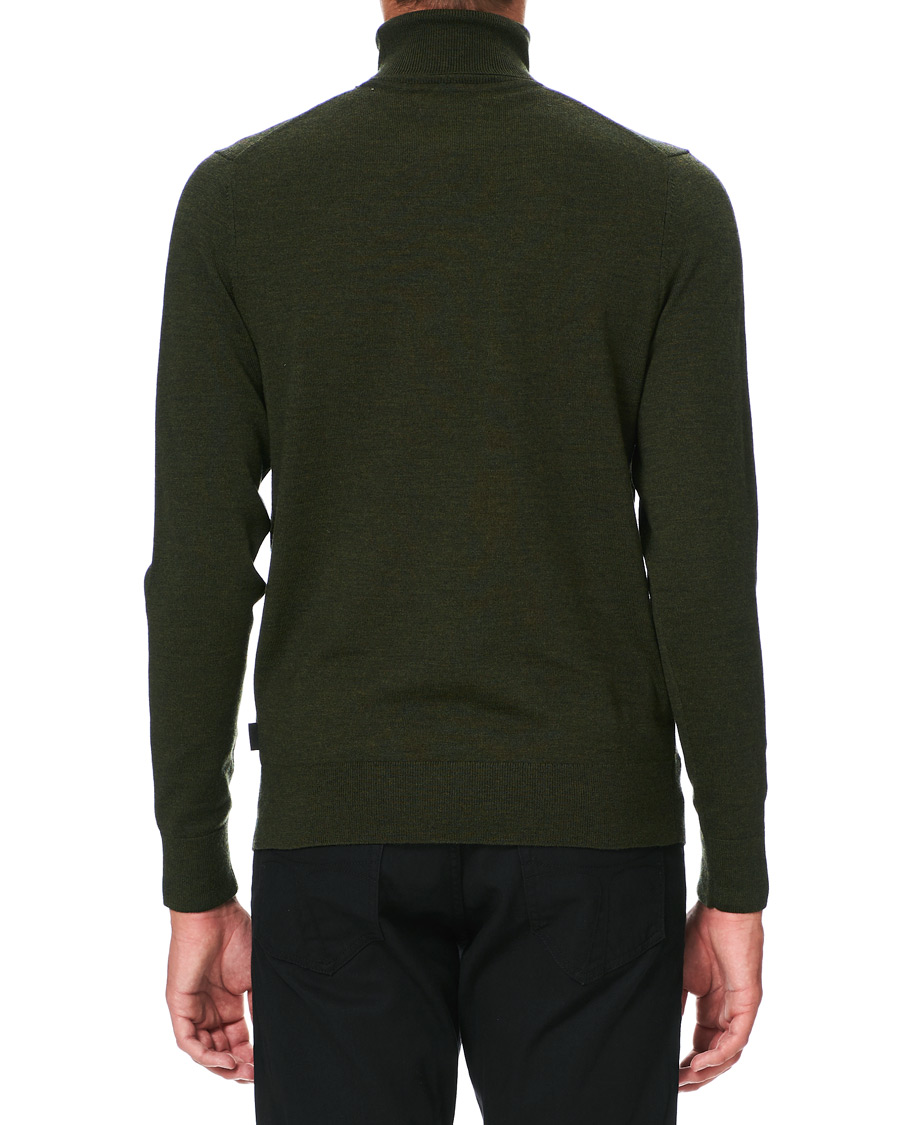 Herren | Pullover | Calvin Klein | Superior Wool Rollneck Dark Olive