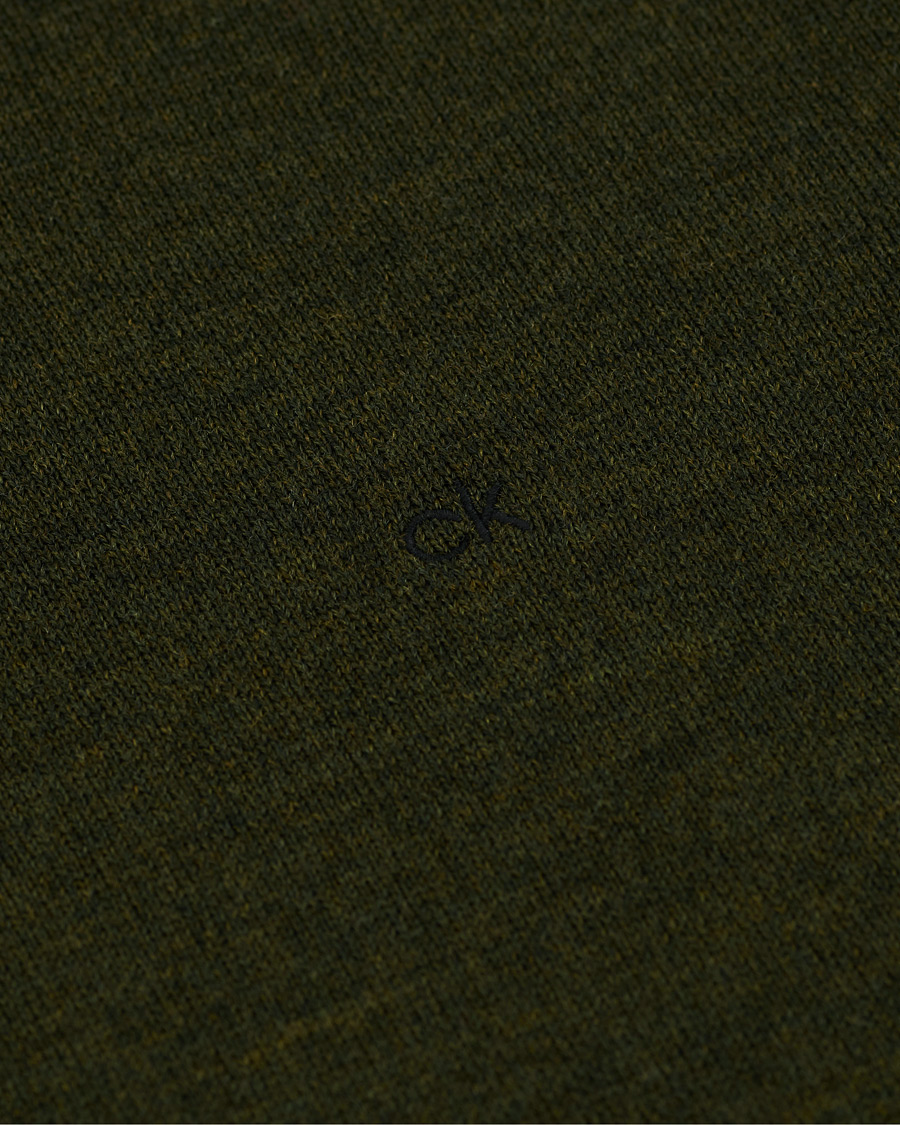 Herren | Pullover | Calvin Klein | Superior Wool Rollneck Dark Olive