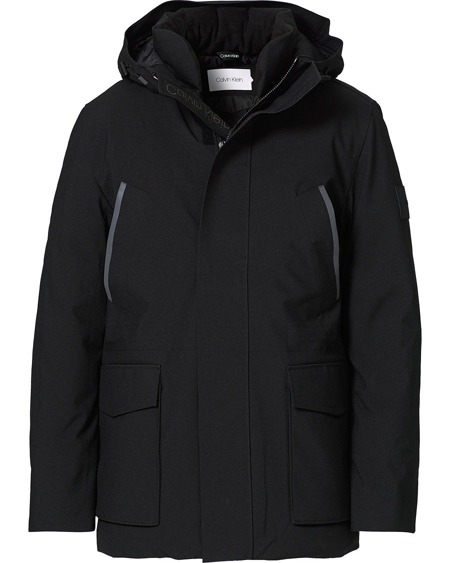 Herren | Jacken | Calvin Klein | Premium Canvas Technical Parka Black