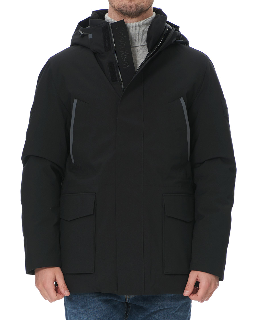 Herren | Jacken | Calvin Klein | Premium Canvas Technical Parka Black