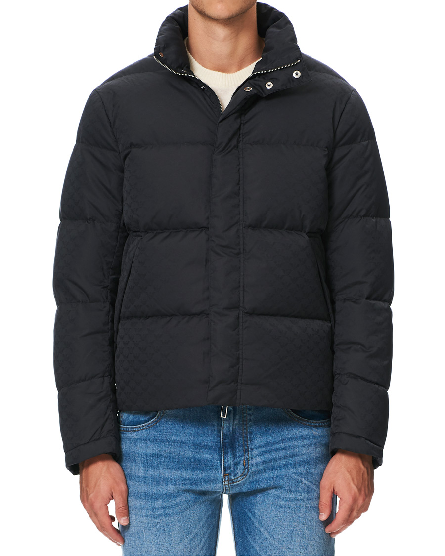 Herren | Jacken | Emporio Armani | Tonal Logo Down Jacket Navy