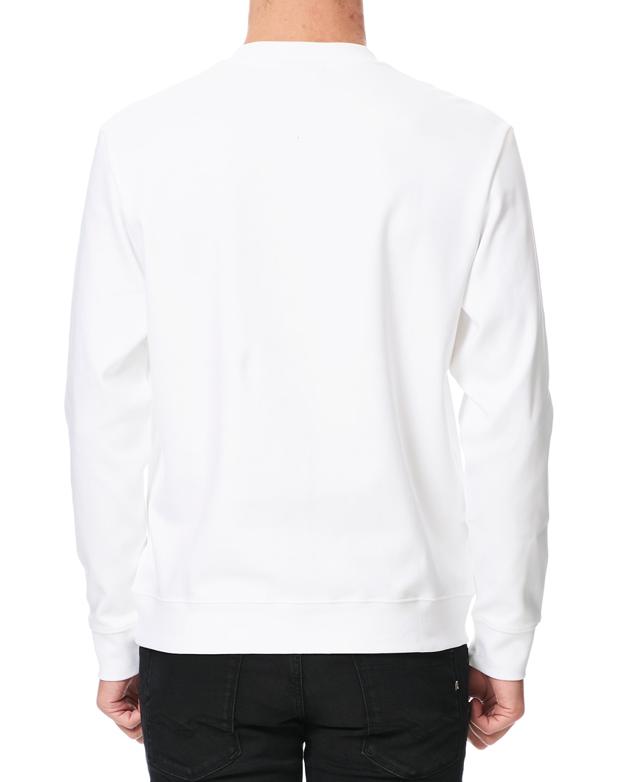Herren | Pullover | HUGO | Dicago Logo Crew Neck Sweatshirt White