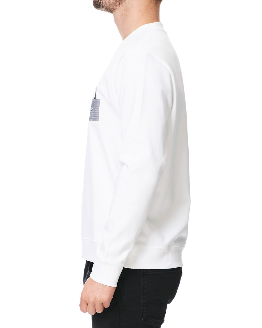 Herren | Pullover | HUGO | Dicago Logo Crew Neck Sweatshirt White