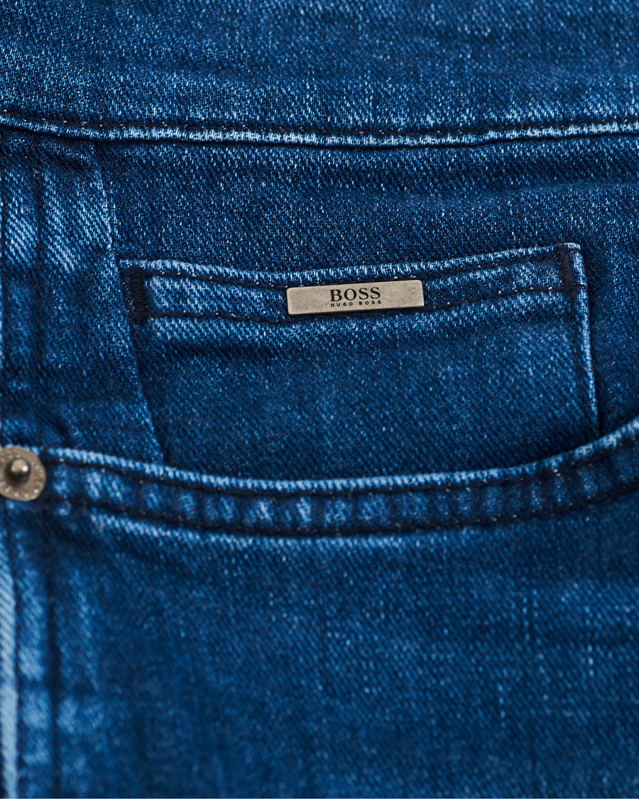Herren | Jeans | BOSS BLACK | BOSS Delaware Slim Fit Stretch Jeans Medium Blue