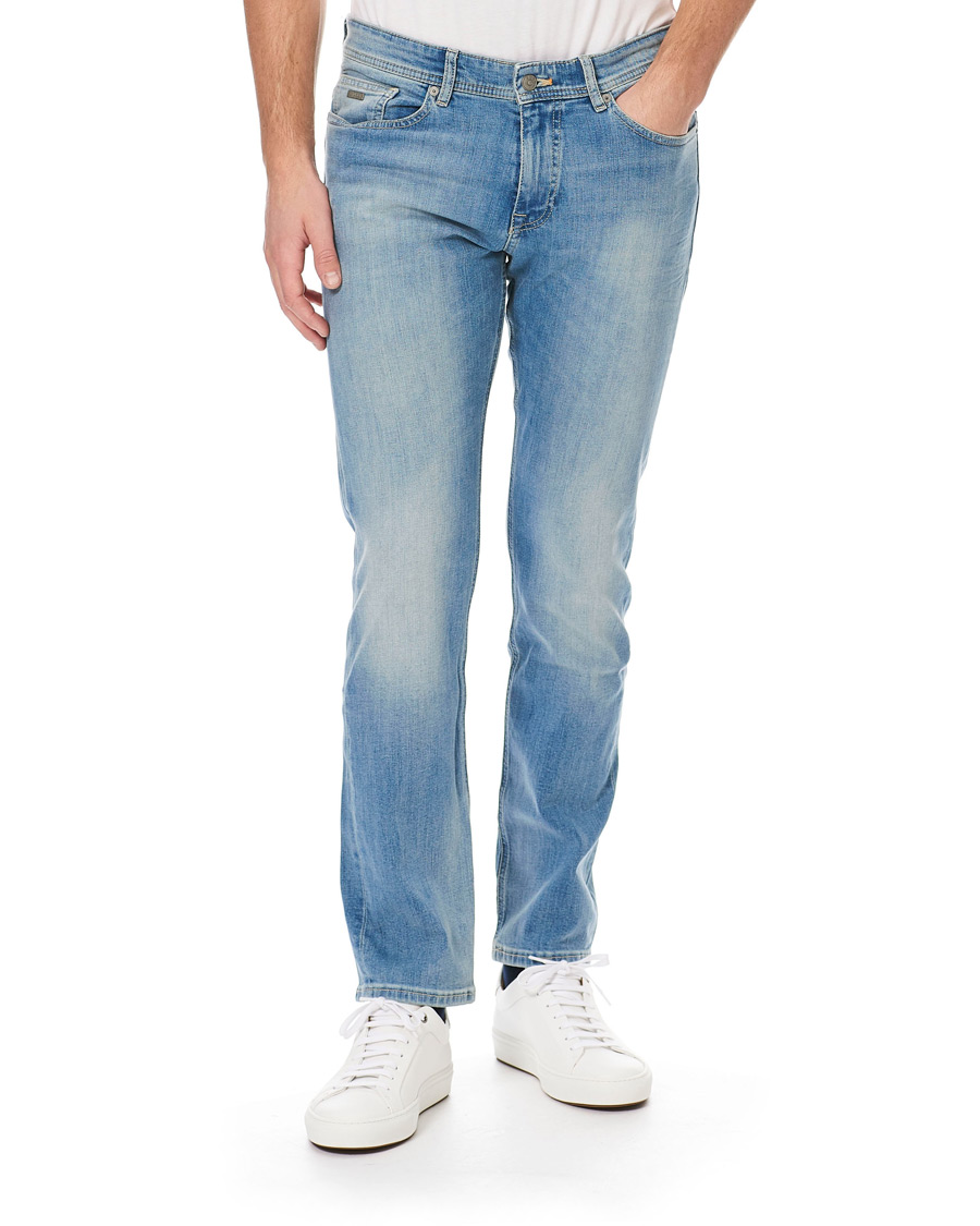 Herren | Jeans | BOSS ORANGE | BOSS Casual Delaware Slim Fit Stretch Jeans Aqua