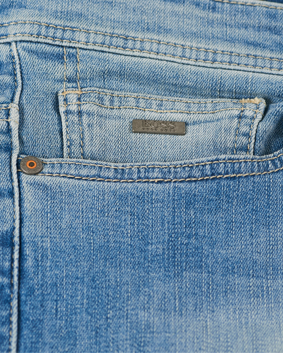 Herren | Jeans | BOSS ORANGE | BOSS Casual Delaware Slim Fit Stretch Jeans Aqua