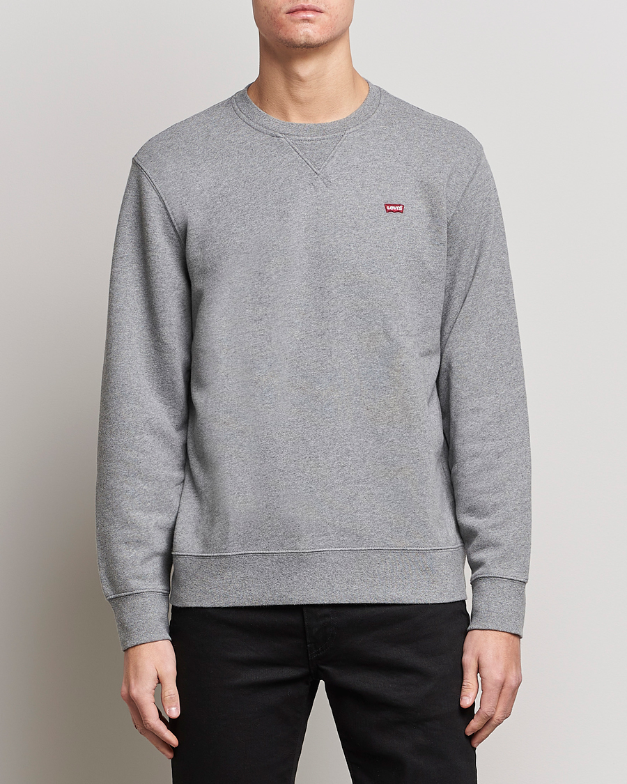 Herren | Graue Sweatshirts | Levi\'s | Original Crew Neck Sweatshirt Chisel Grey Heather