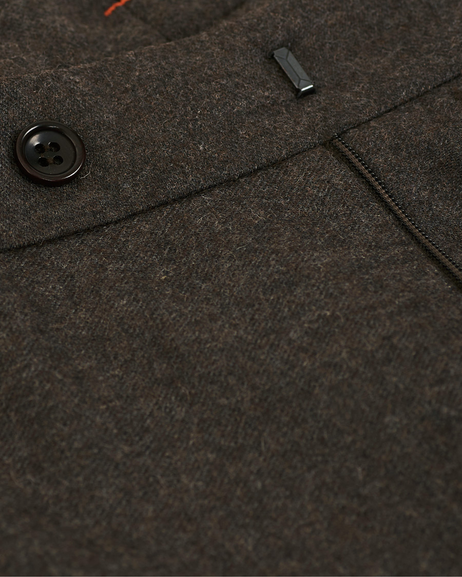 Herren | Hosen | Morris | Rodney Flannel Trousers Brown