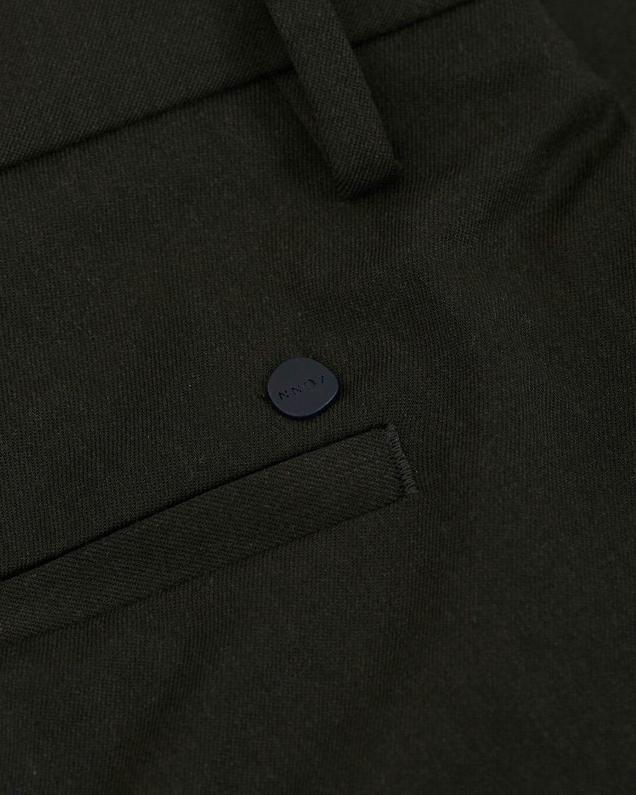 Herren | Hosen | NN07 | Theo Regular Fit Wool Trousers Army Green
