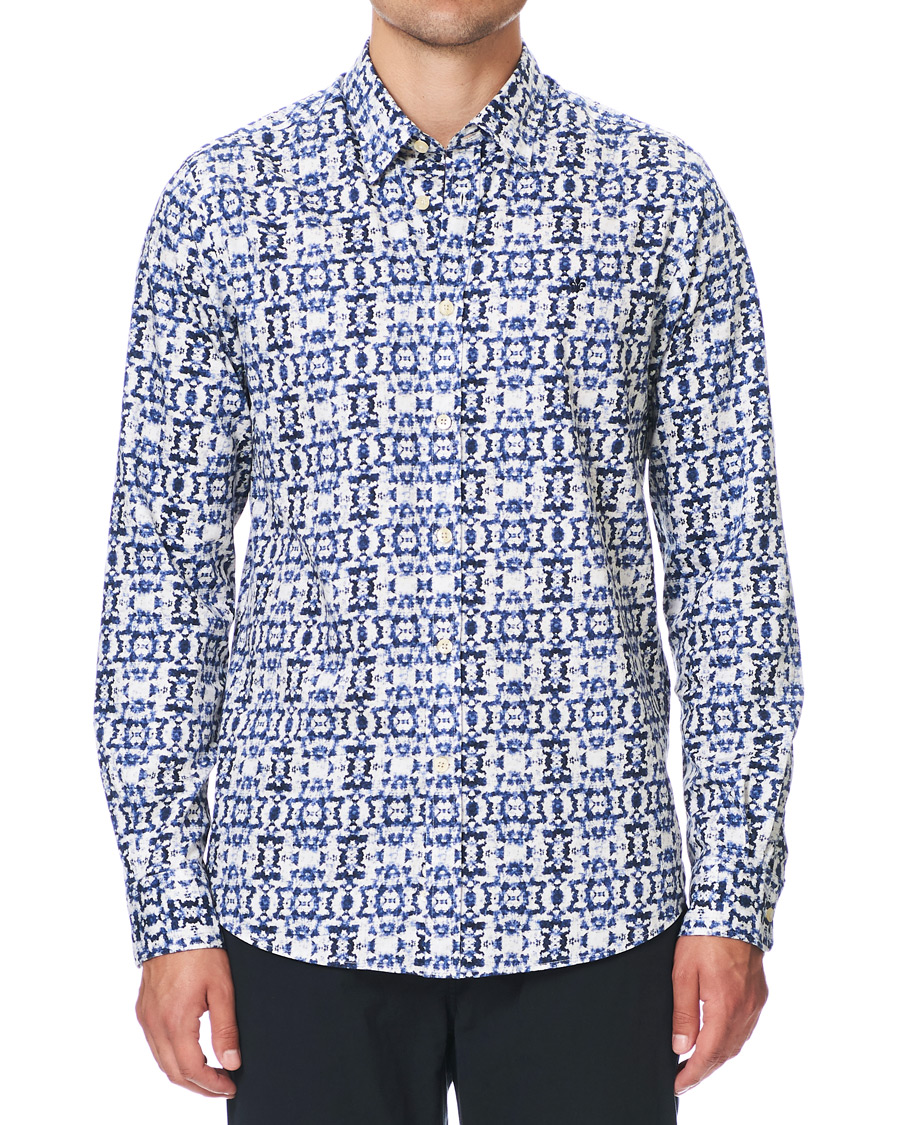 Herren | Hemden | Morris | Pascal Button Under Shirt Blue