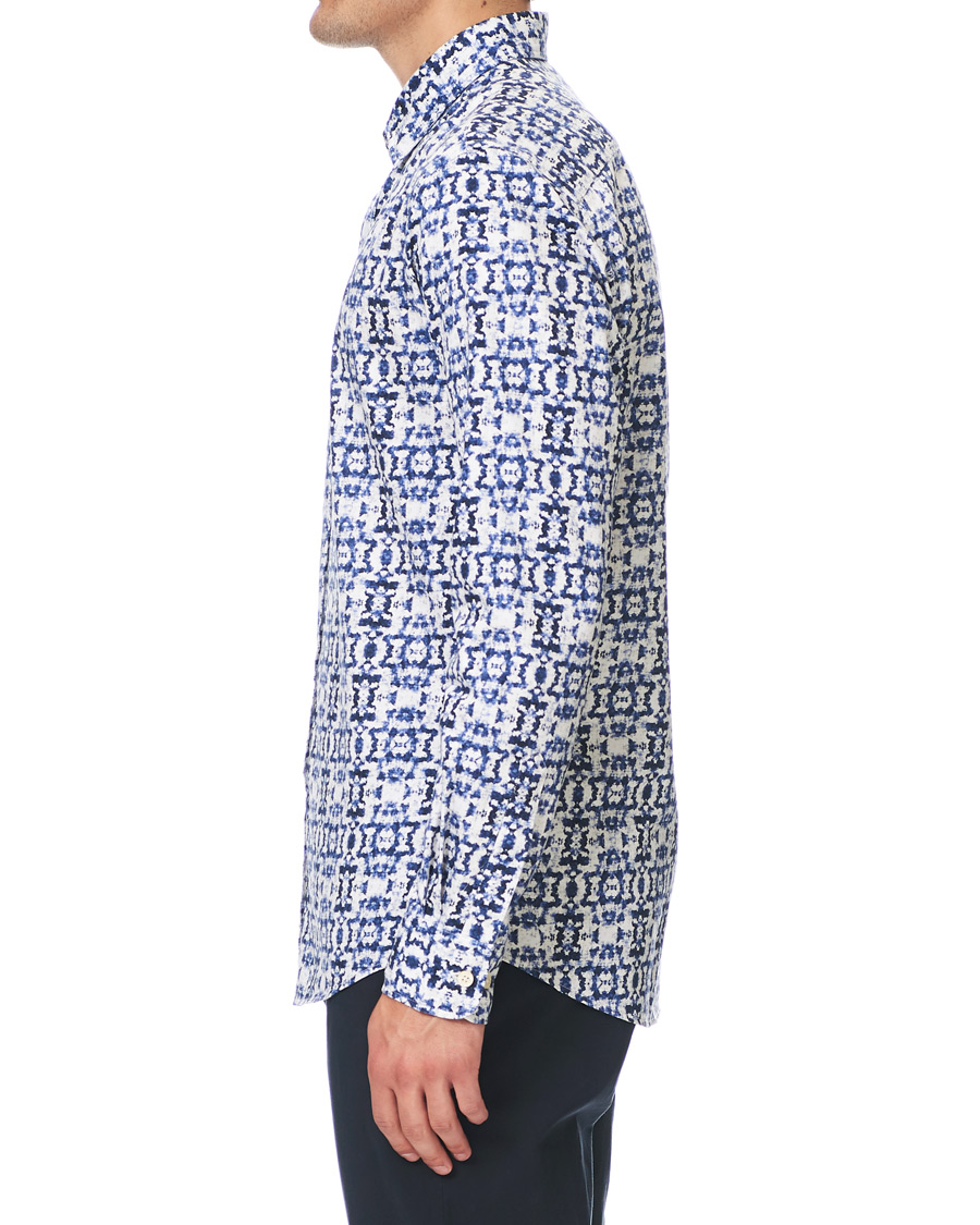 Herren | Hemden | Morris | Pascal Button Under Shirt Blue