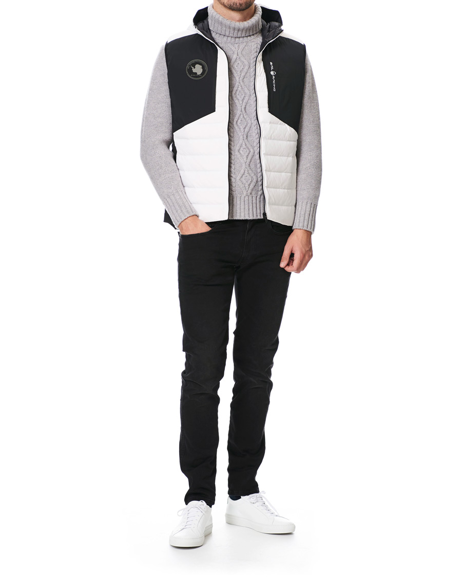 Herren | Jacken | Sail Racing | Antartica Hybrid Hooded Vest White