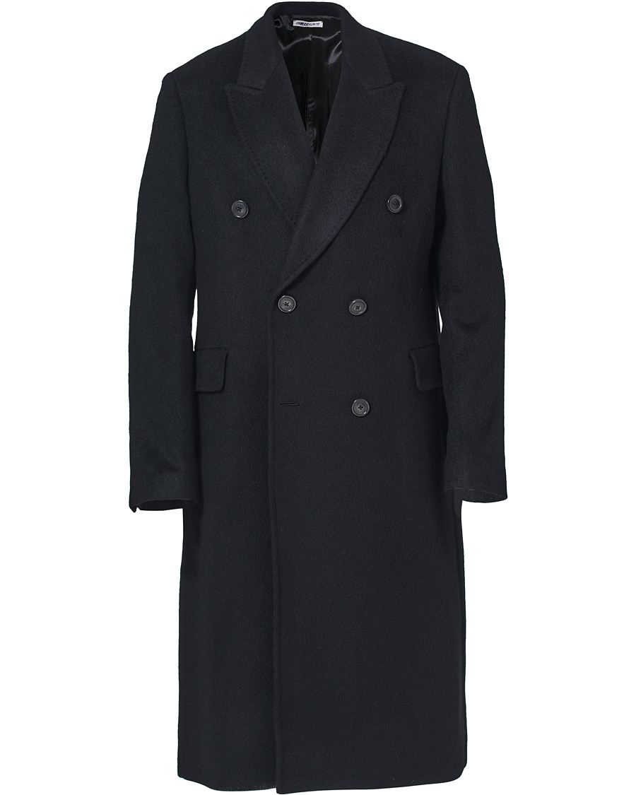 Herren | Jacken | Our Legacy | Whale Double Breasted Wool Coat Black