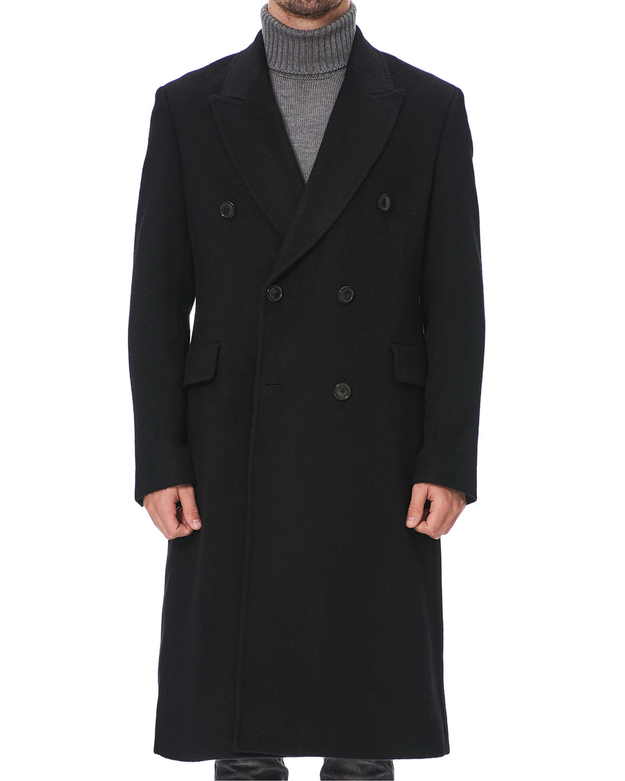 Herren | Jacken | Our Legacy | Whale Double Breasted Wool Coat Black