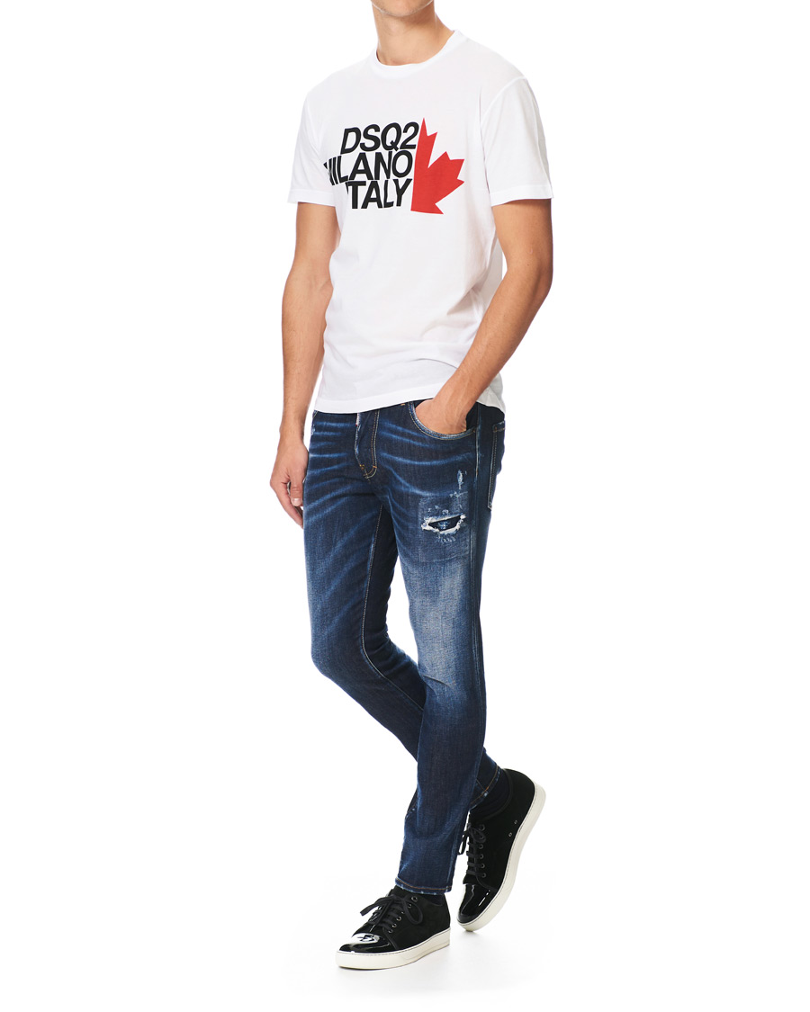 Herren | T-Shirts | Dsquared2 | Cool Fit Logo Crew Neck Tee White
