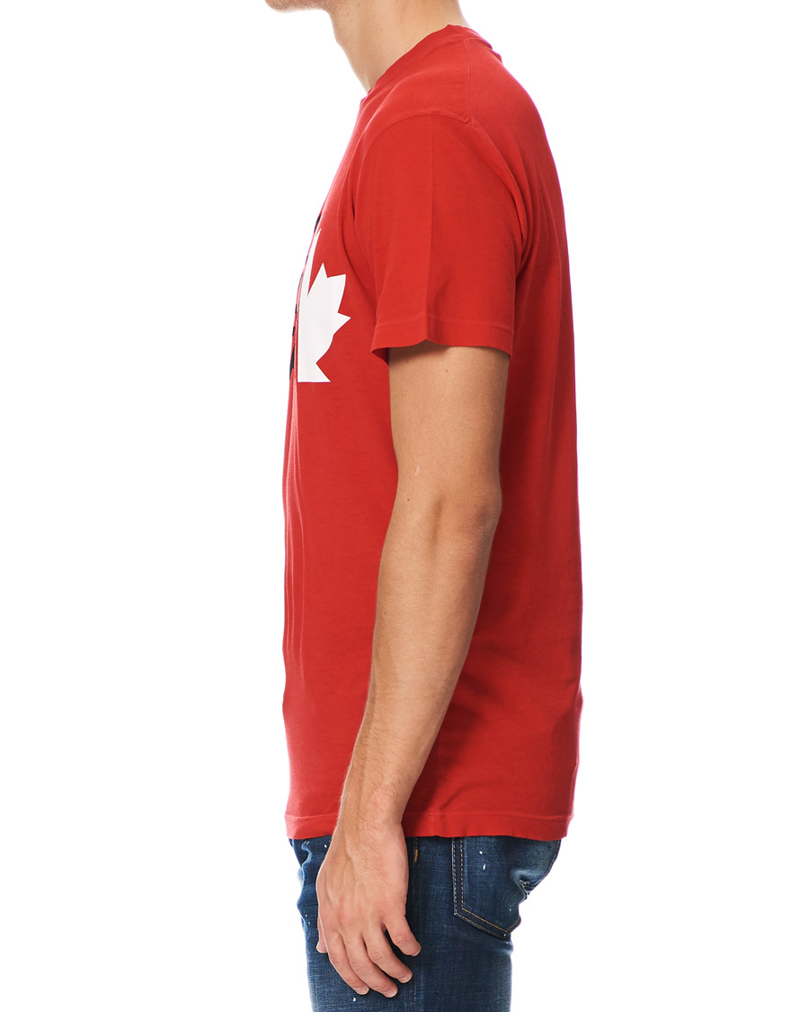 Herren | T-Shirts | Dsquared2 | Cool Fit Logo Crew Neck Tee Red