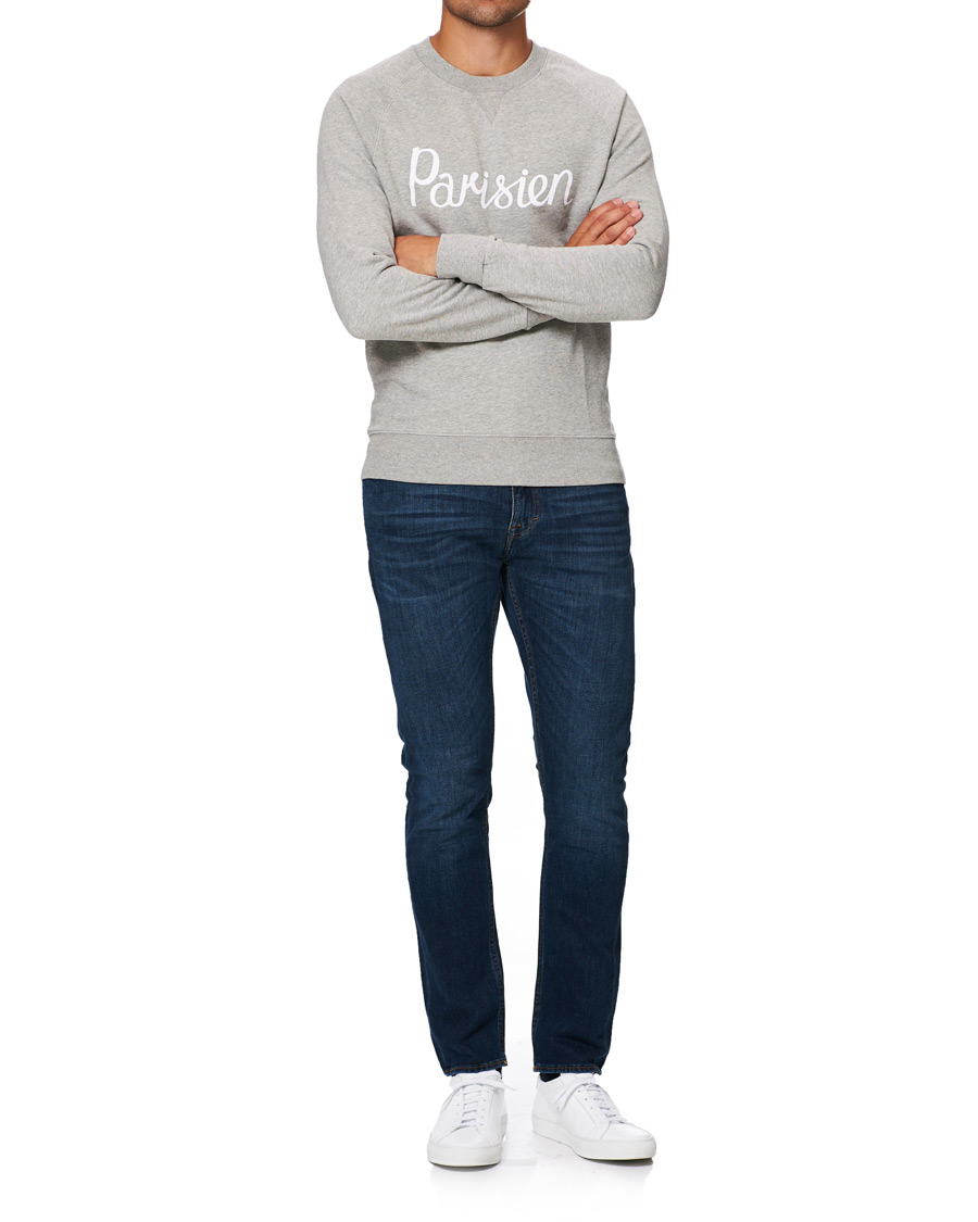Herren | Pullover | Maison Kitsuné | Parisien Sweatshirt Grey Melange