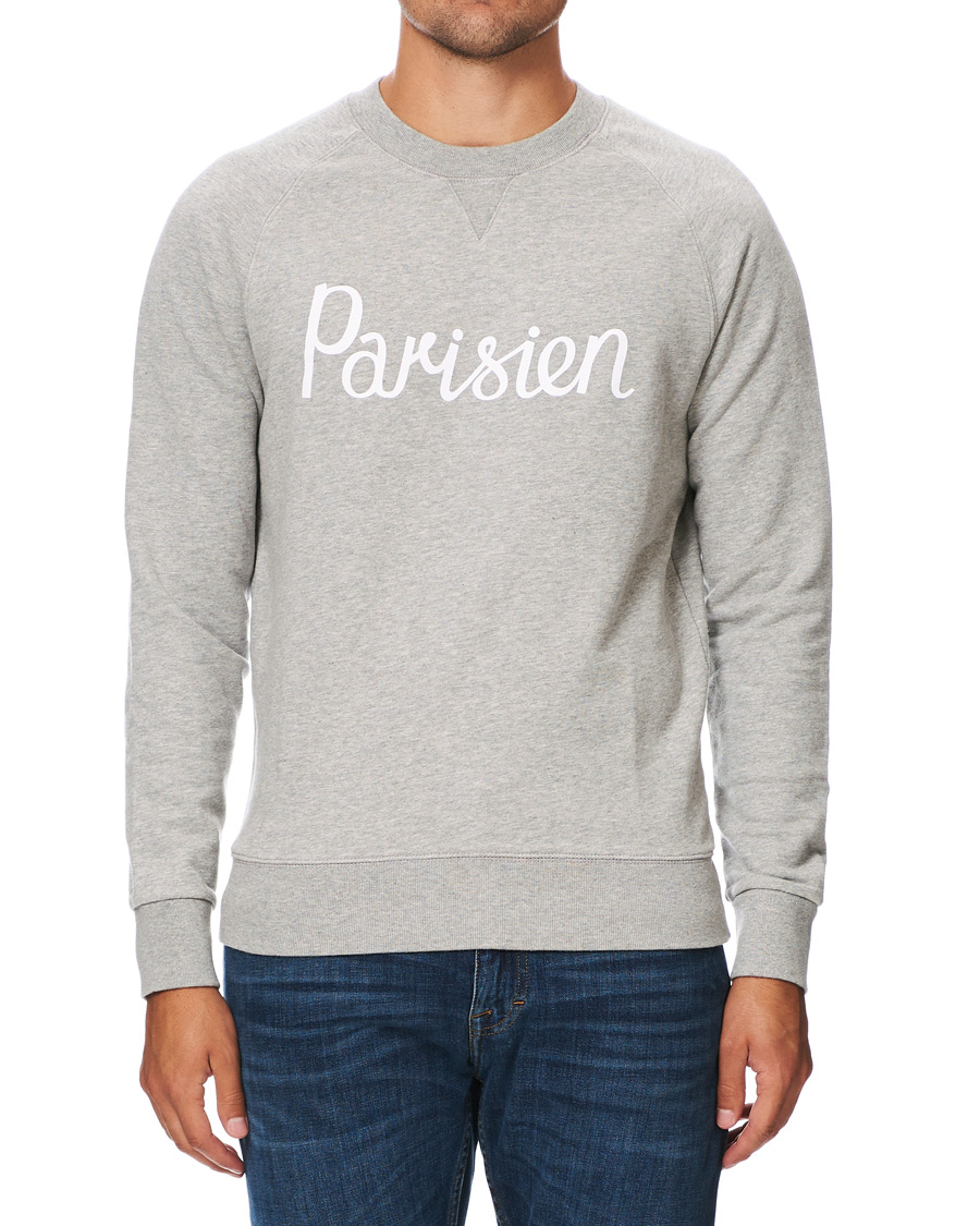 Herren | Pullover | Maison Kitsuné | Parisien Sweatshirt Grey Melange