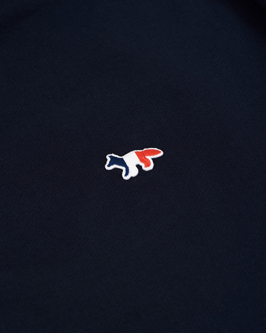 Herren | Pullover | Maison Kitsuné | Tricolor Fox Hoodie Navy