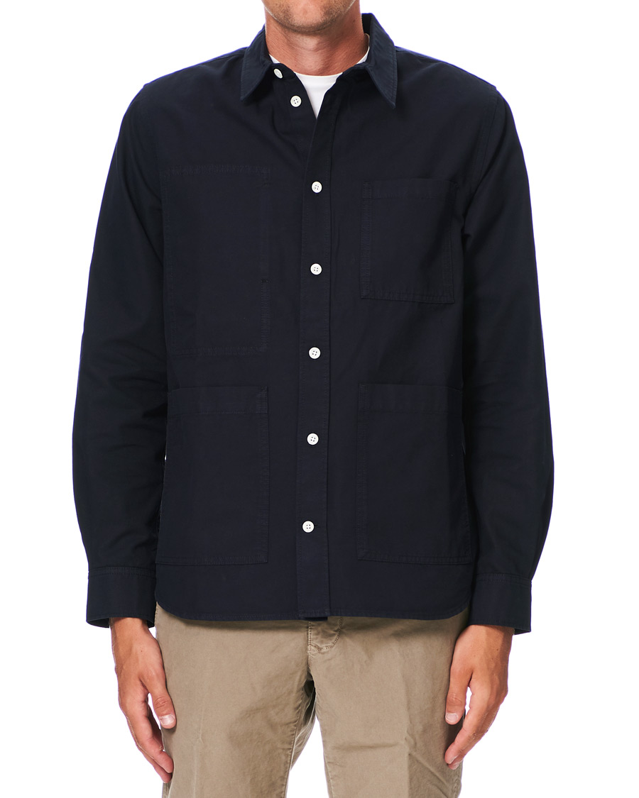 Herren | Hemden | Norse Projects | Thorsten Canvas Overshirt Dark Navy