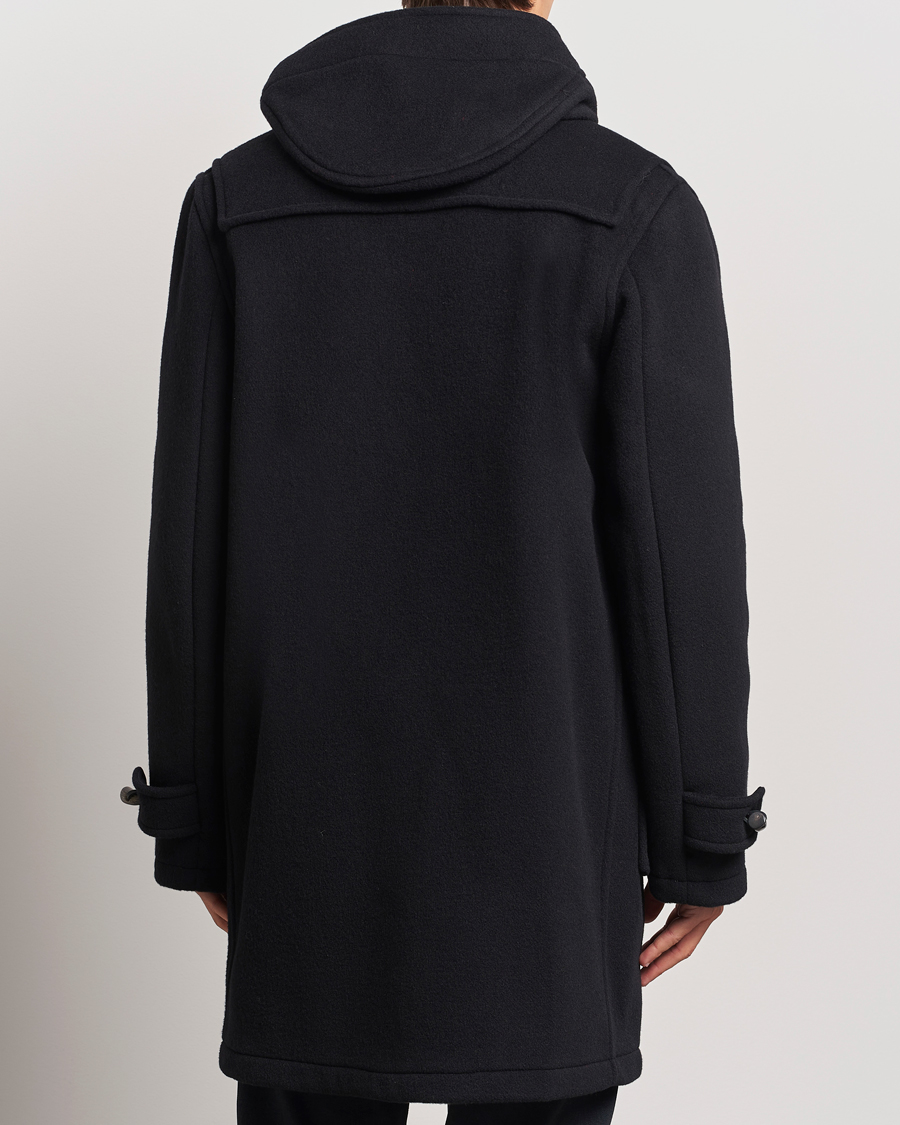 Herren | Jacken | Gloverall | Morris Duffle Coat Black/Royal Stewart