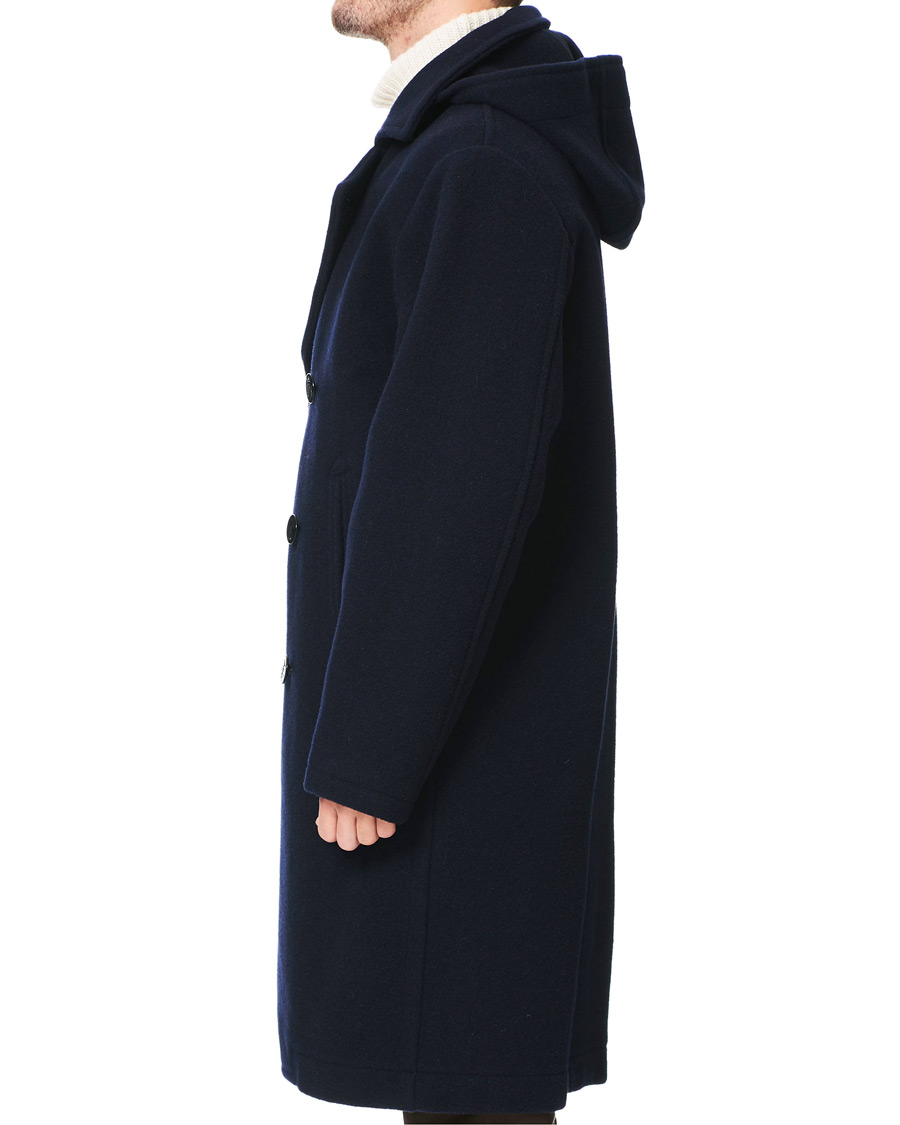 Herren | Jacken | Gloverall | Shakelton Long Peacoat Navy