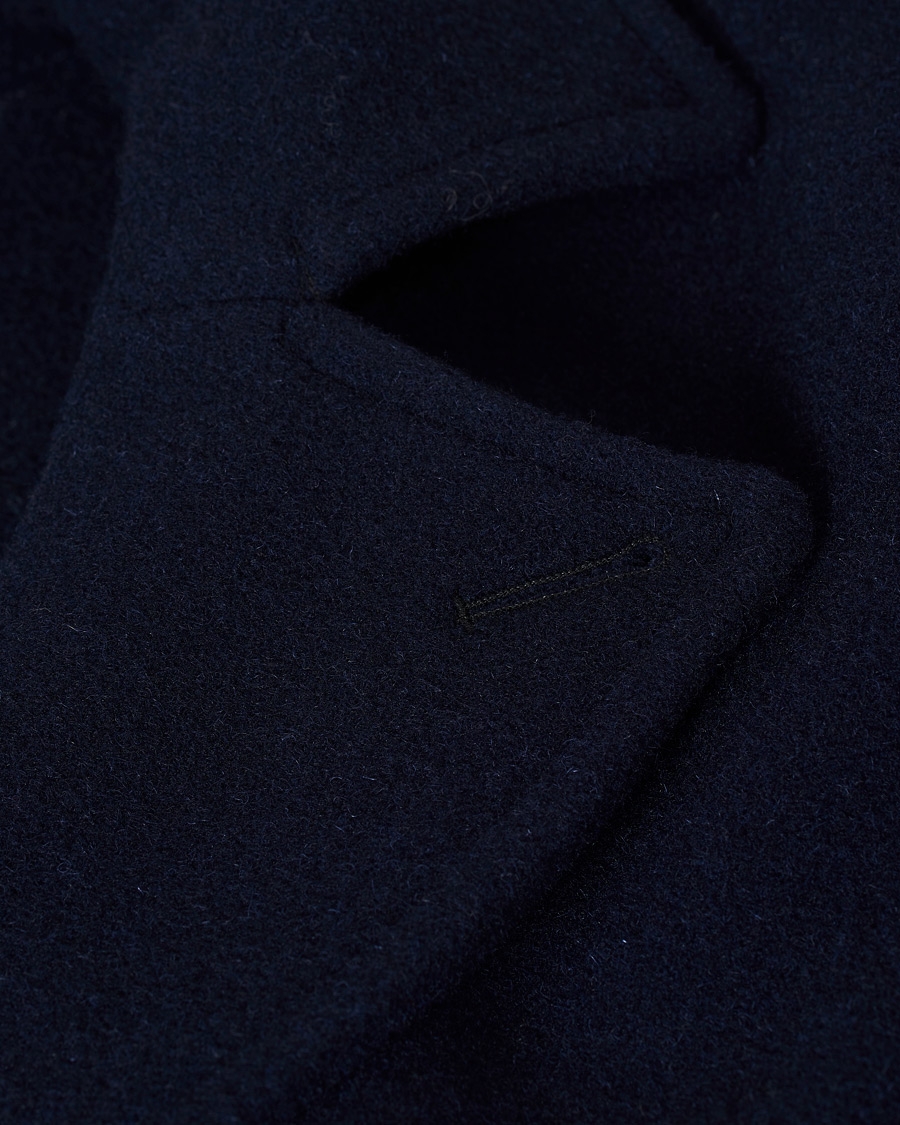 Herren | Jacken | Gloverall | Shakelton Long Peacoat Navy