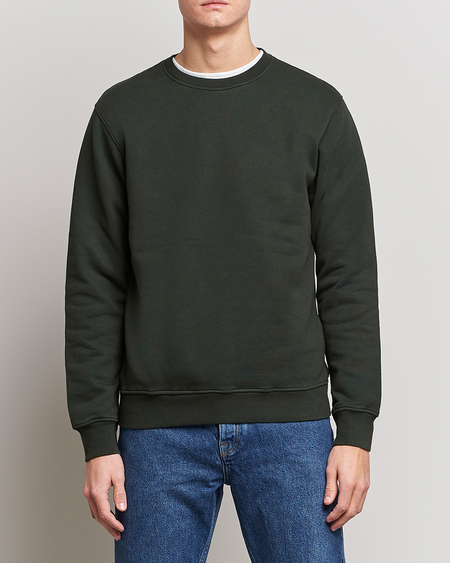 Herren | Sweatshirts | Colorful Standard | Classic Organic Crew Neck Sweat Hunter Green