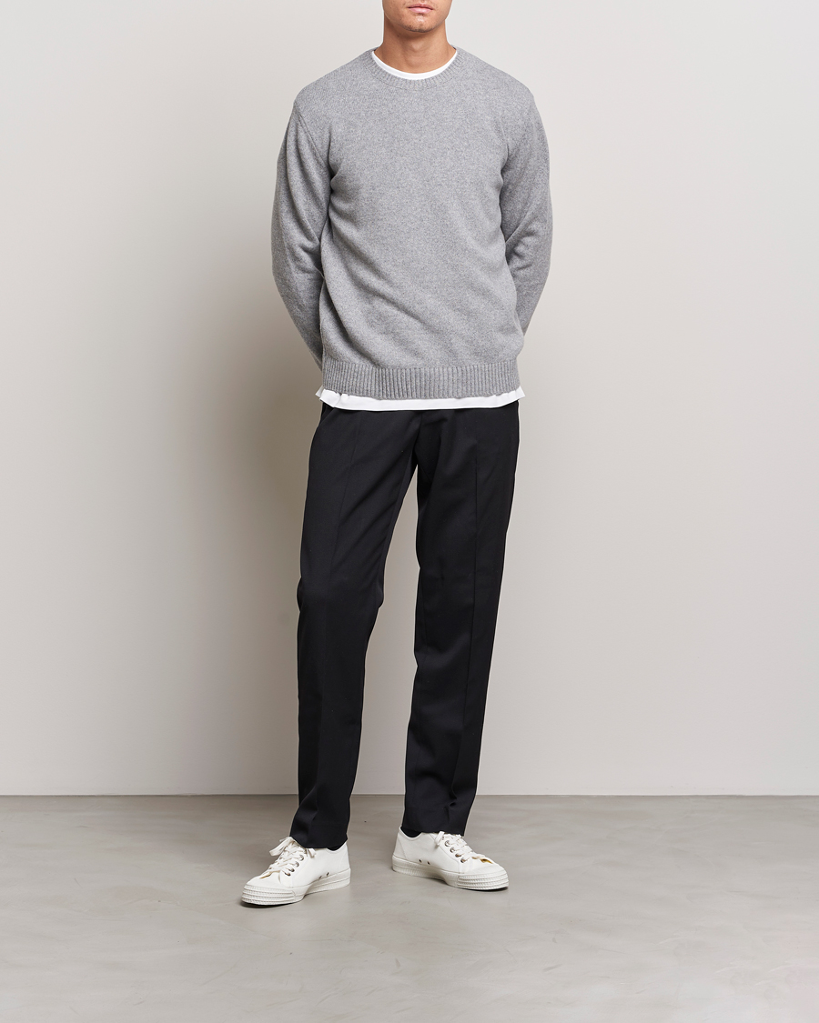 Herren | Pullover | Colorful Standard | Classic Merino Wool Crew Neck Heather Grey