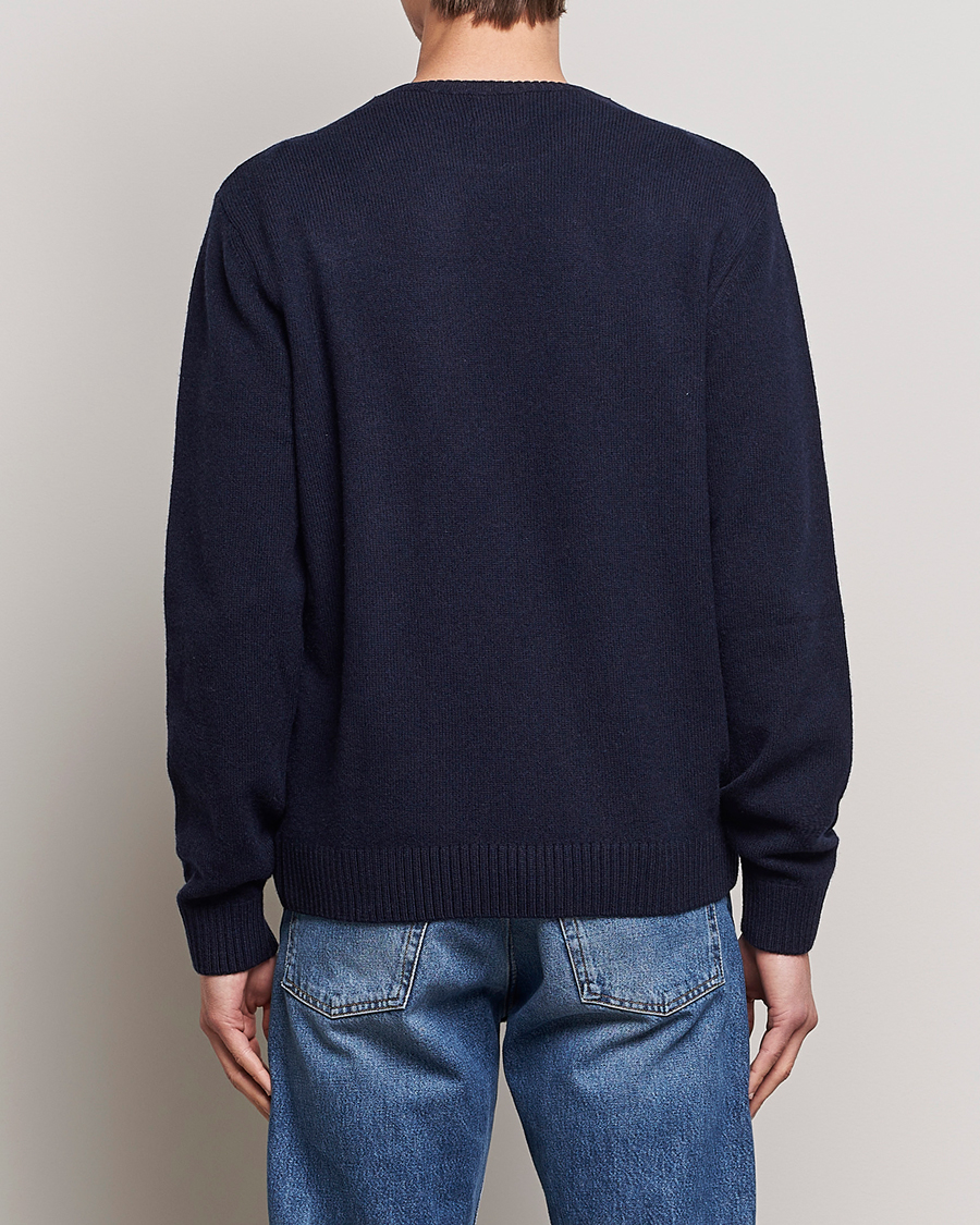 Herren | Pullover | Colorful Standard | Classic Merino Wool Crew Neck Navy Blue