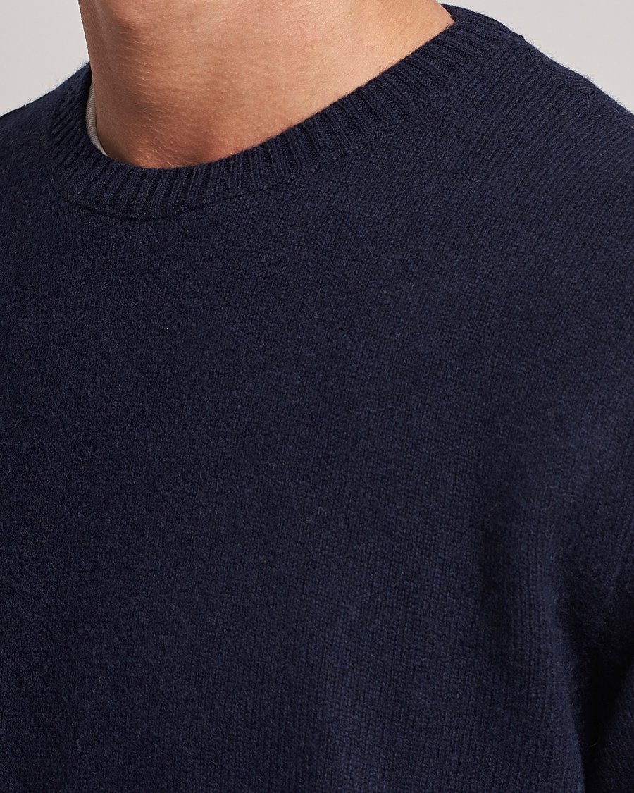 Herren | Pullover | Colorful Standard | Classic Merino Wool Crew Neck Navy Blue