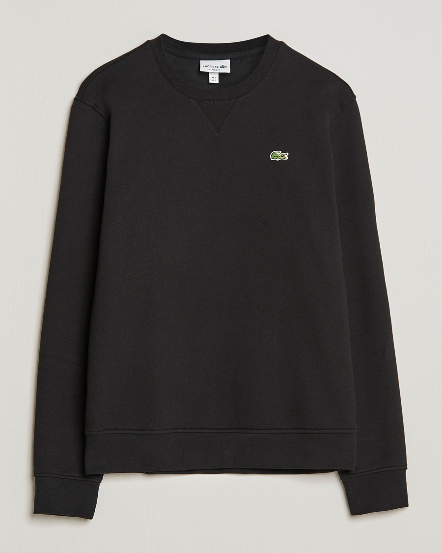 Herren | Pullover | Lacoste | Crew Neck Sweatshirt Black