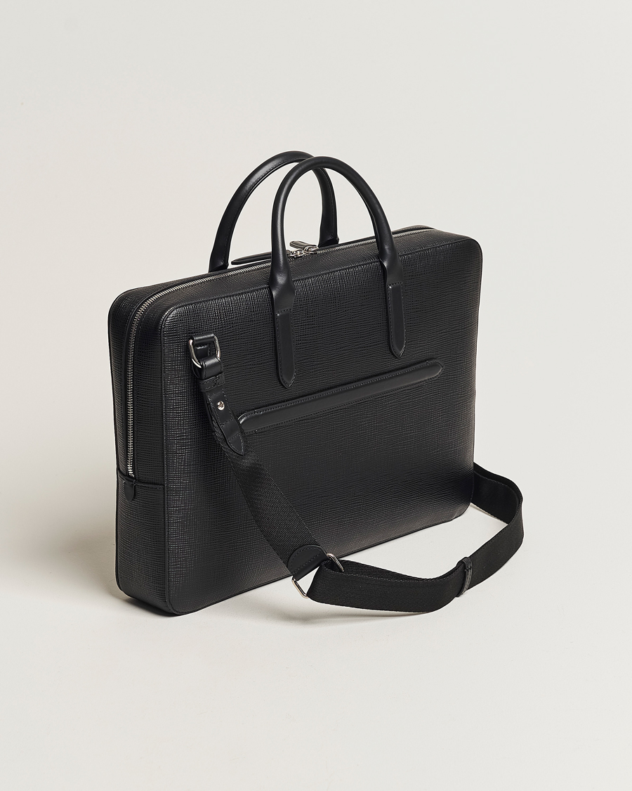 Herren | Accessoires | Smythson | Panama Lightweight Briefcase Black