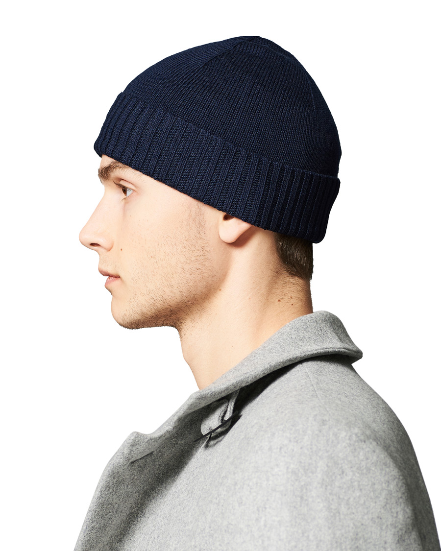 Herren | Polo Ralph Lauren Merino Wool Beanie Piper Navy | Polo Ralph Lauren | Merino Wool Beanie Piper Navy