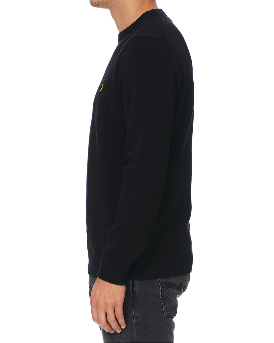 Herren | Pullover | Lyle & Scott | Lambswool Crew Neck Pullover Black