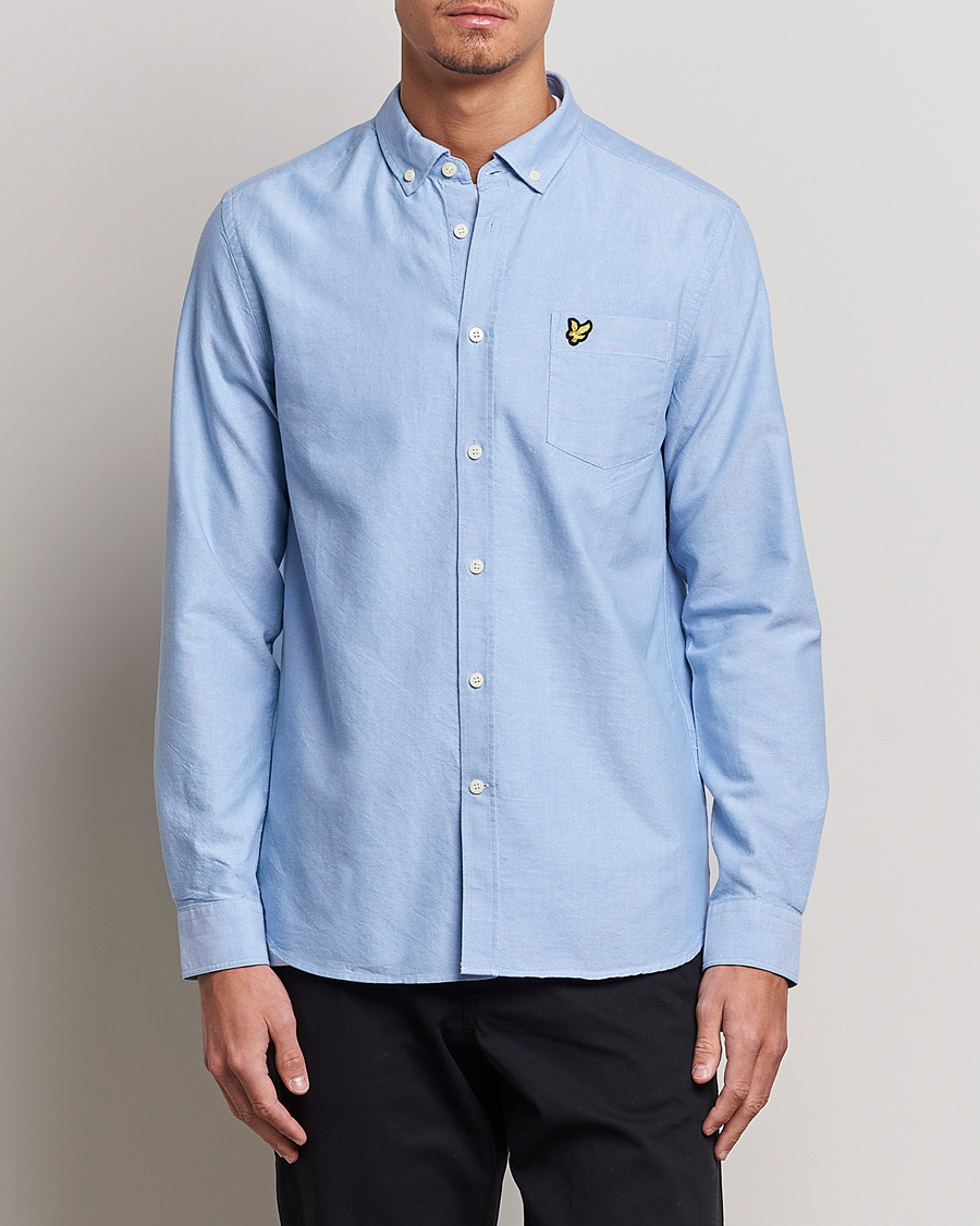 Herren | Hemden | Lyle & Scott | Lightweight Oxford Shirt Riviera Blue