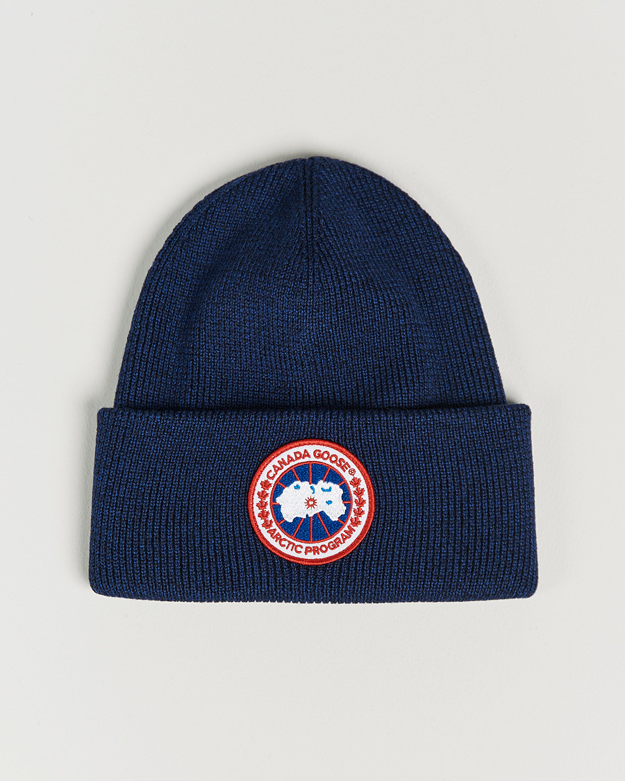 Herren | Canada Goose Arctic Disc Toque Navy Heather | Canada Goose | Arctic Disc Toque Navy Heather