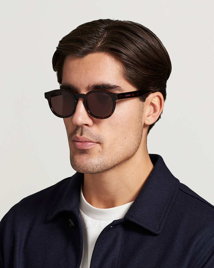 Herren | Eyewear | Gucci | GG0825S Sunglasses Havana/Brown