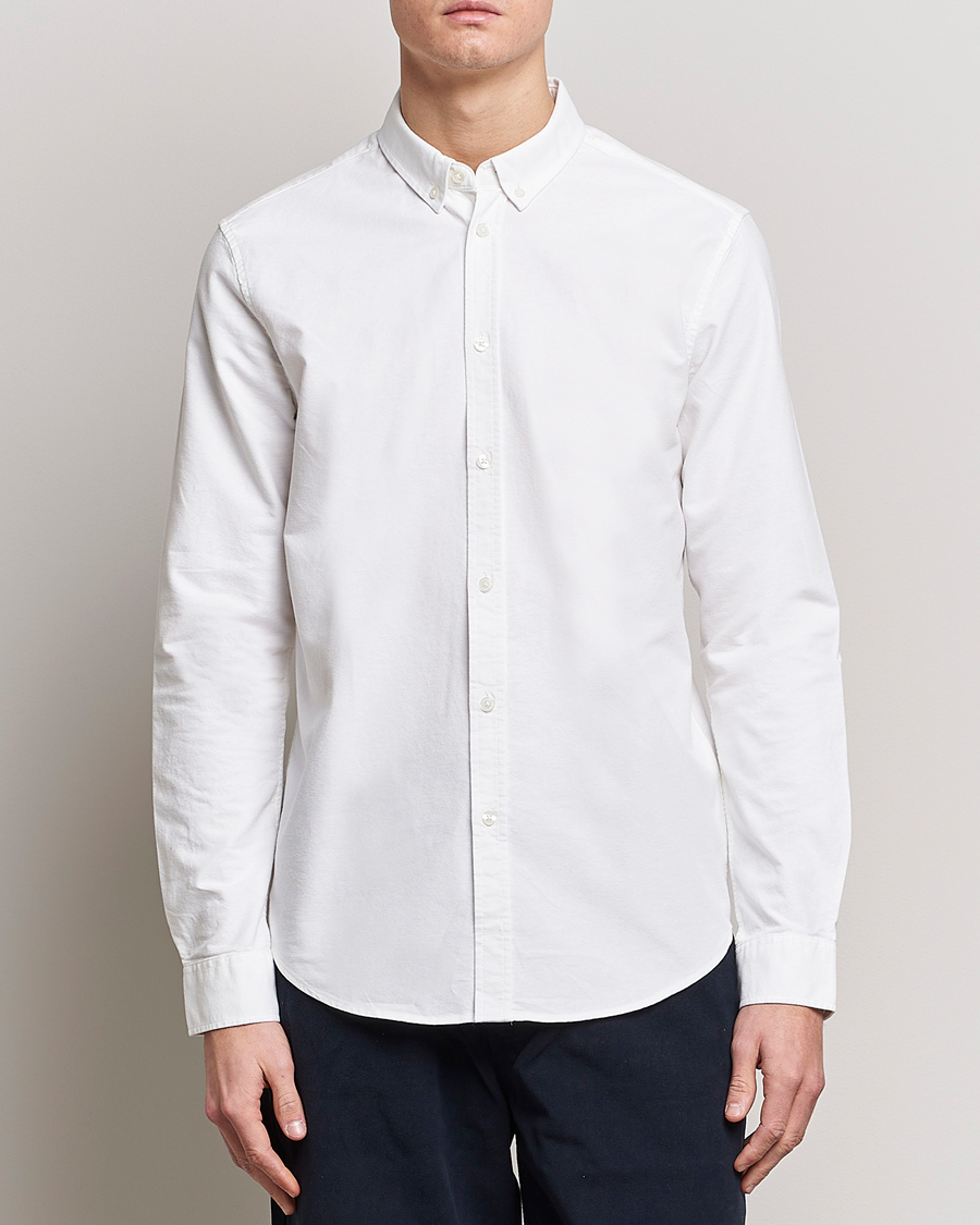 Herren | Hemden | Samsøe Samsøe | Liam Button Down Shirt White