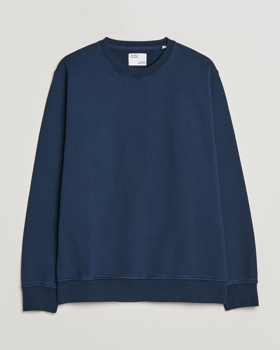 Herren | Pullover | Colorful Standard | Classic Organic Crew Neck Sweat Navy Blue