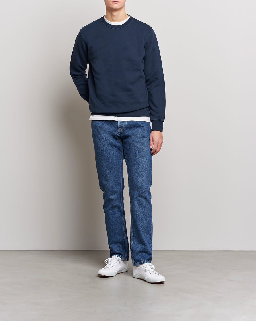 Herren | Pullover | Colorful Standard | Classic Organic Crew Neck Sweat Navy Blue