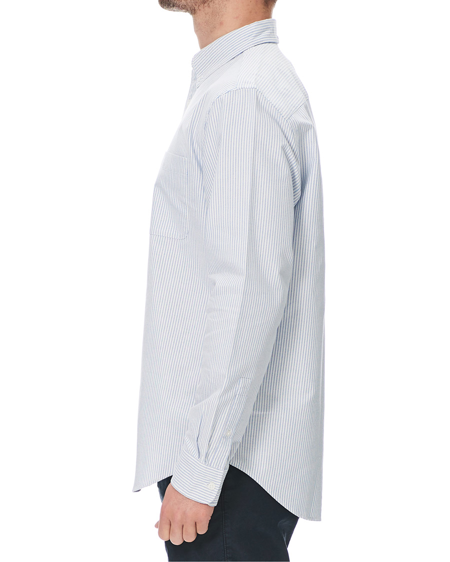 Herren | Hemden | Club Monaco | Slim Fit Oxford Stripe Shirt Blue/White