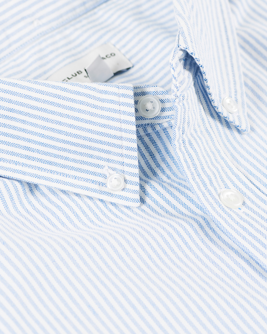 Herren | Hemden | Club Monaco | Slim Fit Oxford Stripe Shirt Blue/White