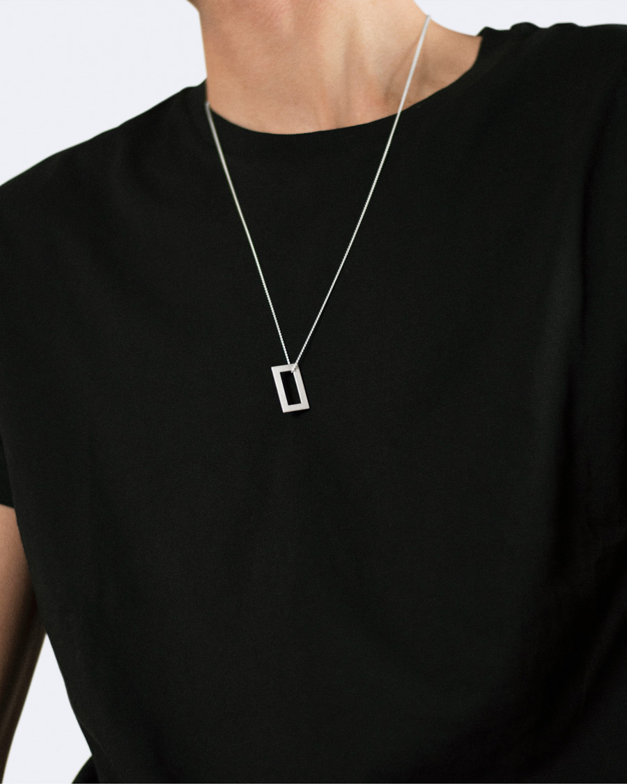 Herren | LE GRAMME Rectangular Necklace Le 3.4 Sterling Silver | LE GRAMME | Rectangular Necklace Le 3.4 Sterling Silver