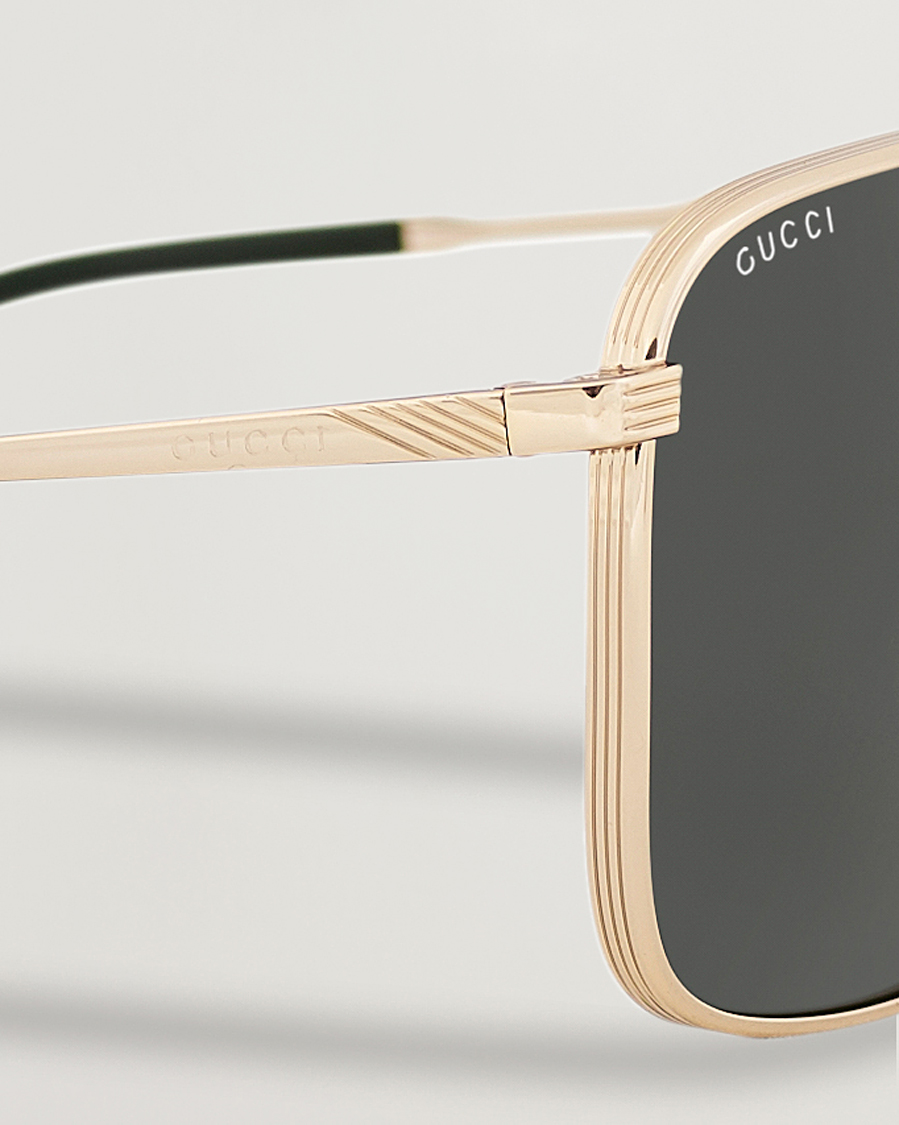 Herren | GUCCI GG8040S Sunglasses Gold/Green | Gucci | GG8040S Sunglasses Gold/Green