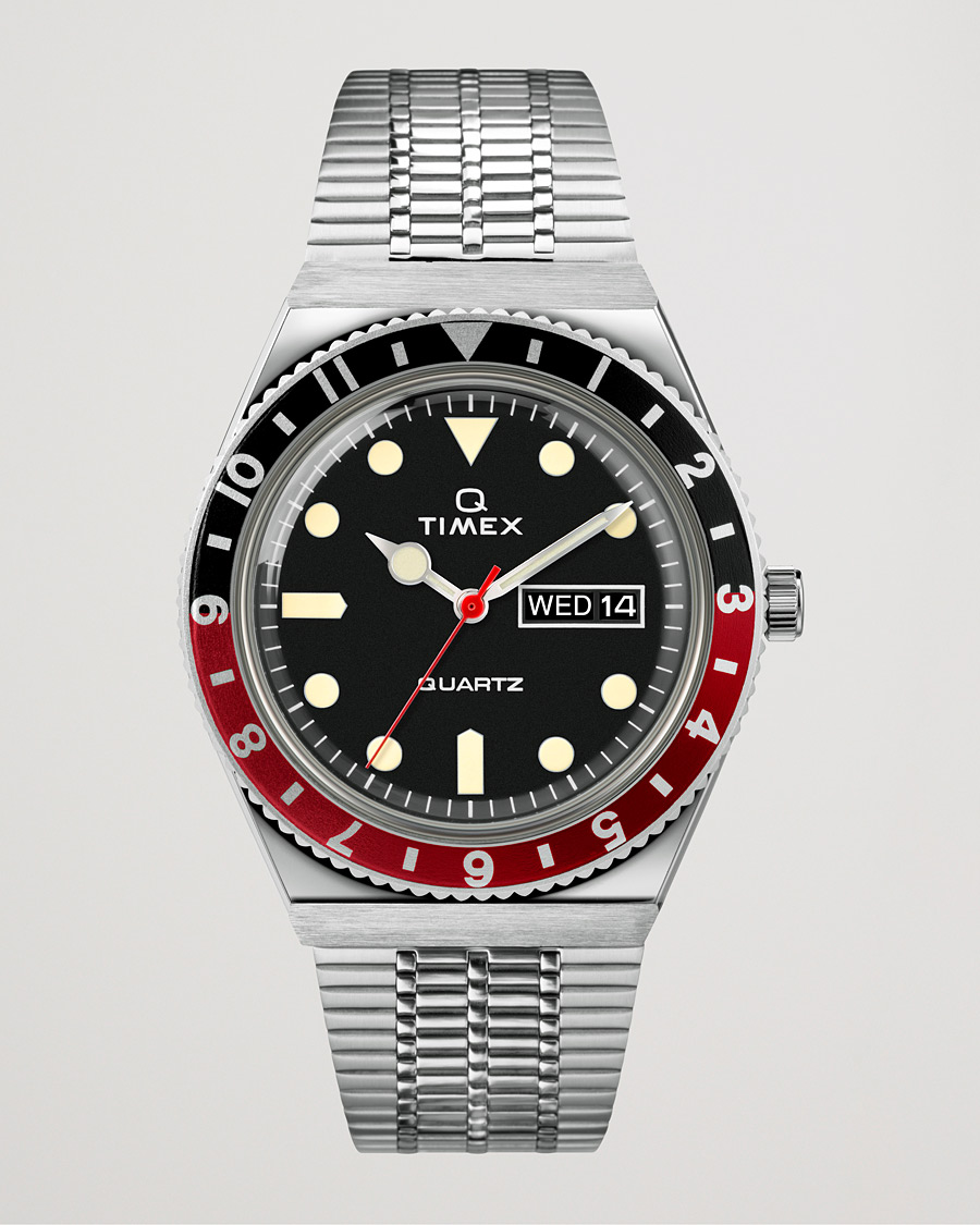 Herren | Timex Q Reissue 1979 Black/Red | Timex | Q Reissue 1979 Black/Red