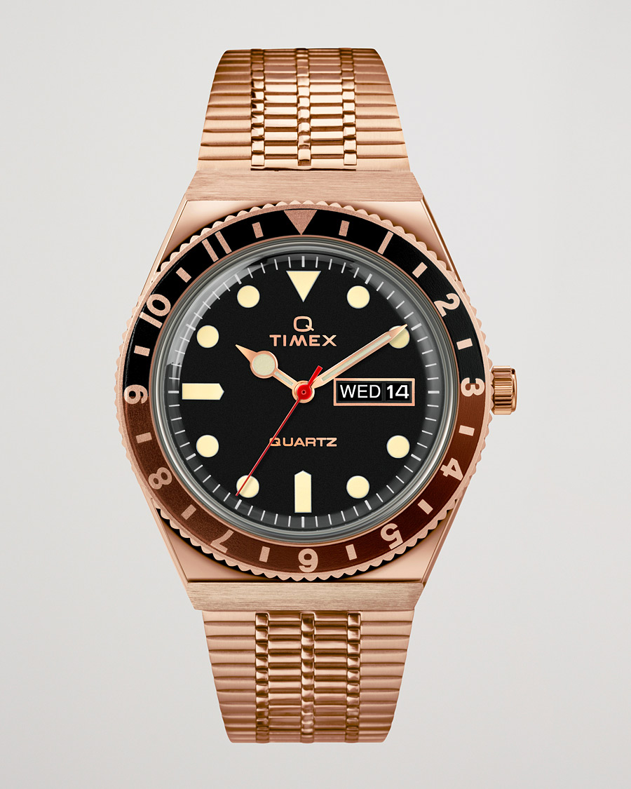 Herren | Timex Q Reissue 1979 Rose Gold Tone/Black | Timex | Q Reissue 1979 Rose Gold Tone/Black