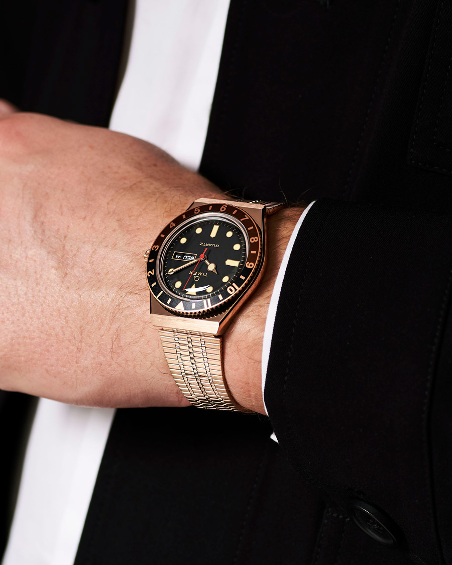 Herren | Timex Q Reissue 1979 Rose Gold Tone/Black | Timex | Q Reissue 1979 Rose Gold Tone/Black