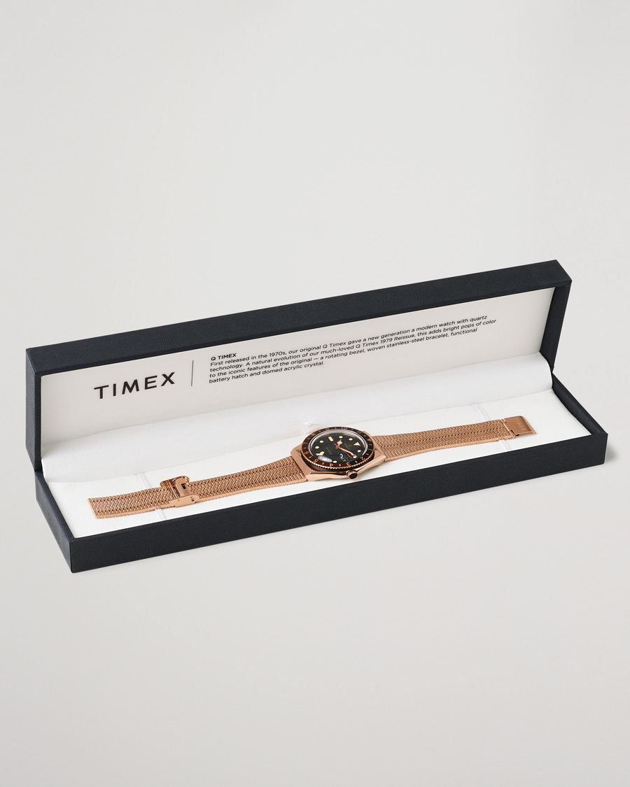 Herren | Timex Q Reissue 1979 Rose Gold Tone/Black | Timex | Q Reissue 1979 Rose Gold Tone/Black
