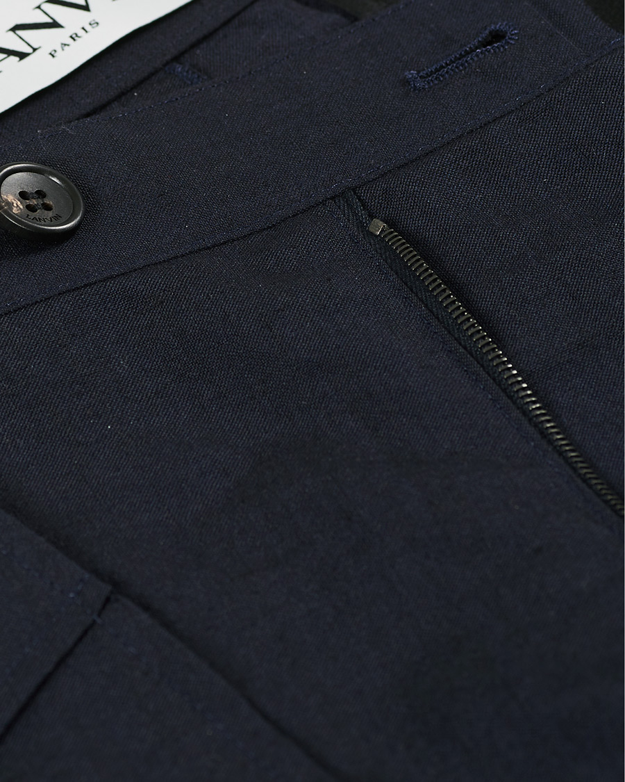 Herren | Hosen | Lanvin | Slim Fit Trousers Navy